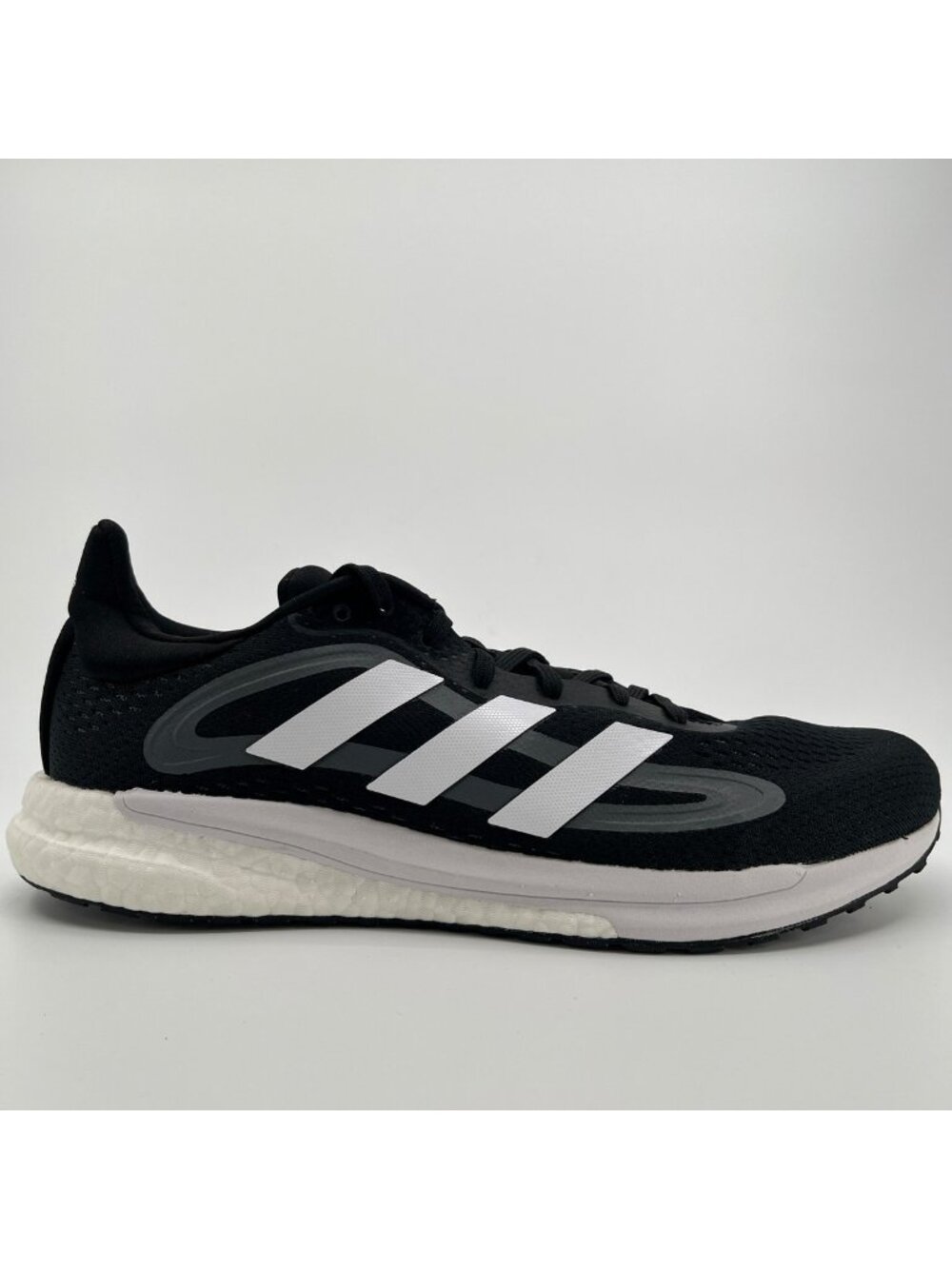 Adidas Solar Glide 4 Mens Size 11 Black White Athletic Running Shoes Sneakers